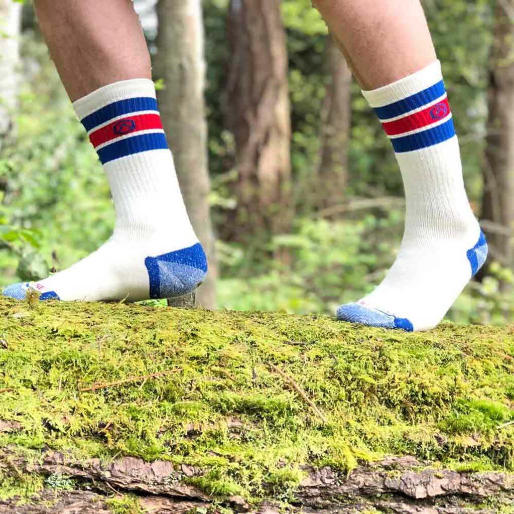 Walking in socks hi-res stock photography and images - Alamy