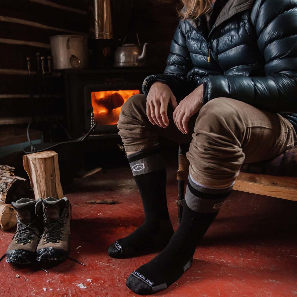 Merino Wool Ski & Snowboard Socks With Medium Cushion – Cloudline