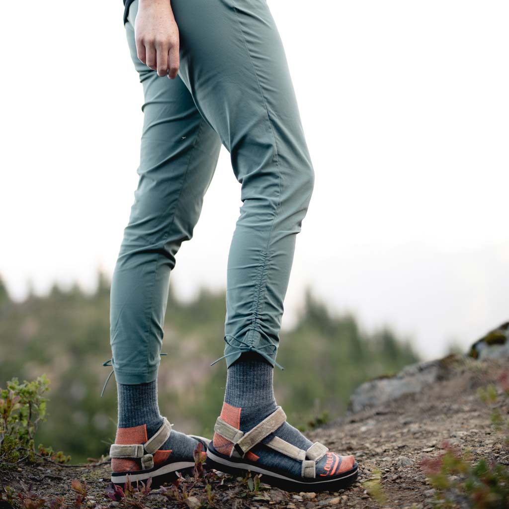 Hiking sandals with on sale socks